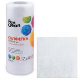 Салфетки универсальные, 30 шт., 25х40 см, в рулоне, вискоза, FUN CLEAN, 6759