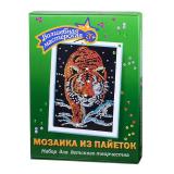 Мозаика из пайеток Тигр