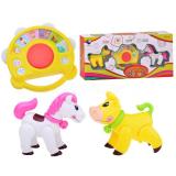 Музыкальная игрушка BA8003A Бубен, на батарейках, в коробке