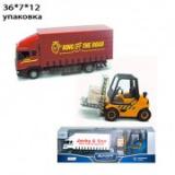 Машина Scania Machine с погрузчиком 1:48