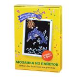 Мозаика из пайеток Дельфинчик