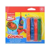 Пластилин мягкий 4цв. + инструкция Cosmos Step-by-step
