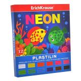 Пластилин Neon  12 цв./216 г , со стеком