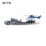 Машина GERMANY ALLROAD-SET с вертолетом, милиция 1:34/39