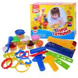 Пластилин на растительной основе Super Extruder Playset, 8бан/35г.